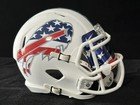 Buffalo Bills Independence Day Red White And Blue Mini Helmet!🏈🔥🔥