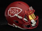 Kansas City Chiefs Satin  Red Kingdom Mini Helmet