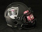 Las Vegas Raiders Raiderette Mini Helmet With Visor