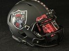 Las Vegas Raiders Spanish Lady Luck Mini Helmet