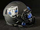 Las Vegas Raiders Back The Blue Mini Football Helmet🔥🔥🔥