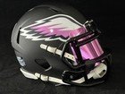 Philadelphia Eagles Breast Cancer Awareness Mini Football Helmet