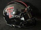 Texas Tech Red Raiders blackout guns up mini helmet