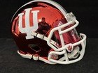 Indiana Hoosiers Chrome National Champion Mini Helmet with Champions Visor!