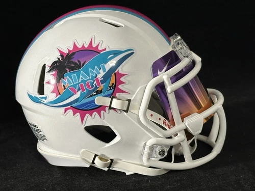 The best Miami Dolphins Miami Vice Mini Football Helmet.