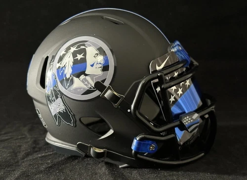 Washington Commanders Red Skins Back The Blue Mini Helmet.