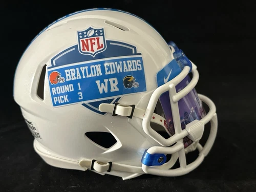 Custom Draft Mini Helmets You Choose Year Or Player