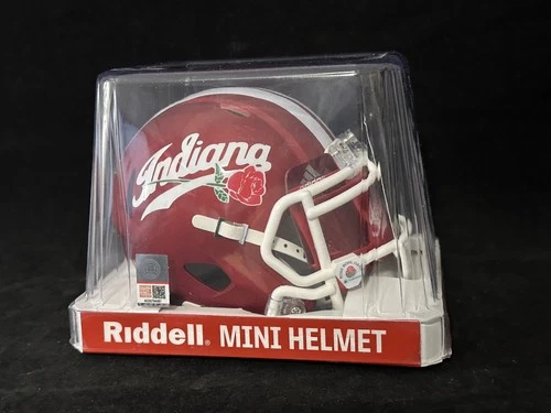 Indiana University Hoosiers Rose Bowl Mini Helmet with Retail Case and Visor