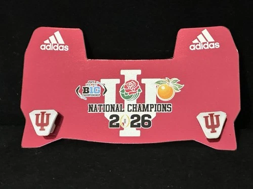 Indiana University National Championship Reflective Mini Helmet Visor