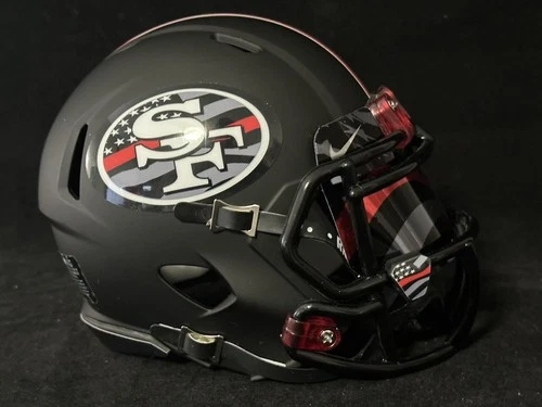 Forty Niners First Responder Fire Fighter Mini Helmet Tribute