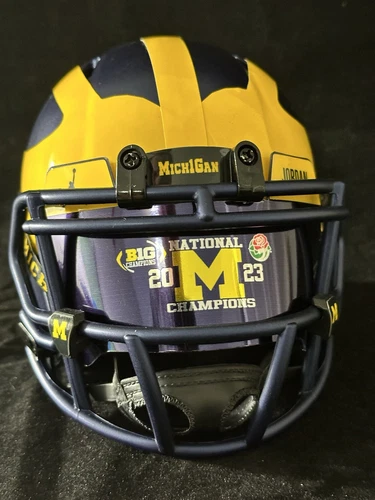 Michigan Wolverines National Championship Mini Helmet.