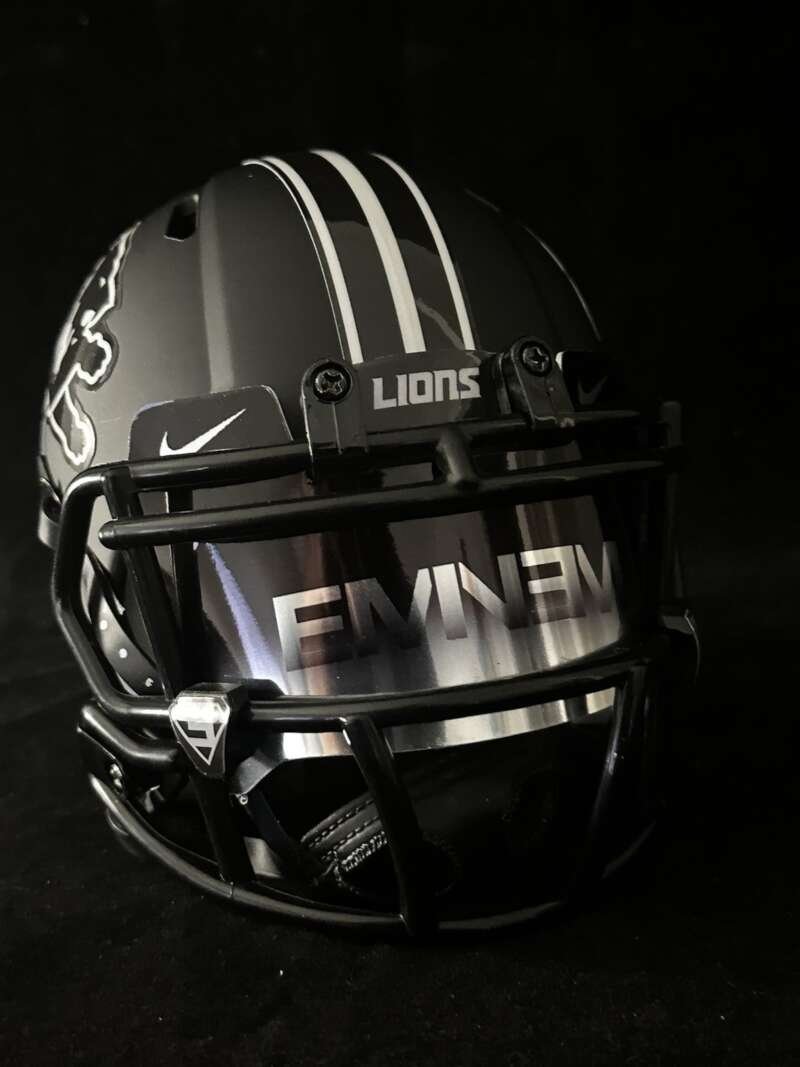 Eminem Detroit Lions Mashup Mini Helmet!