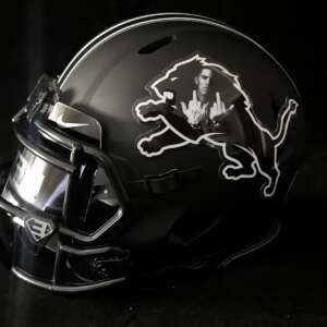 Eminem Detroit Lions Mashup Mini Helmet!