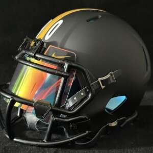 Pittsburgh Steelers Matte Blackout Mini Helmet With Numbers Kit🔥🔥🔥