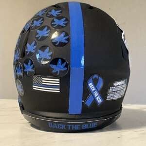 Ohio State Buckeyes Back The Blue Mini Football Helmet🔥🔥🔥