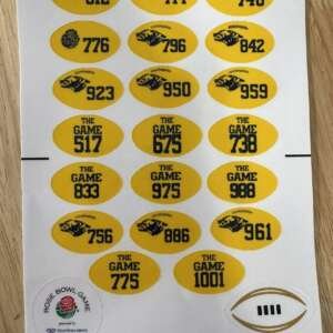 Michigan 2023/2024 Vinyl Award Decals Full Size