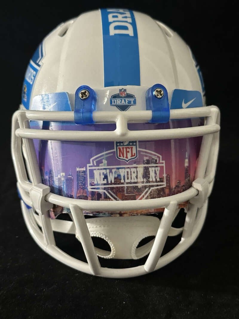 Custom Draft Mini Helmets You Choose Year Or Player