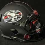 Forty Niners First Responder Fire Fighter Mini Helmet Tribute