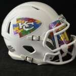 Kansas City Chiefs Autism Awareness Mini Helmet