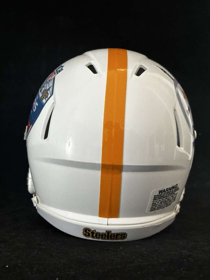 Steelers NFL Paris France Game 2026 Mini Helmet With French Flag Visor!