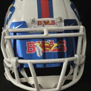 Bills Superman Torn Logo Mini Helmet