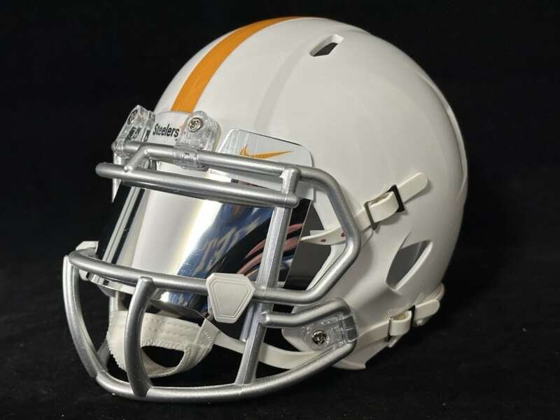 Pittsburgh Steelers White Alternate Mini Helmet 2025