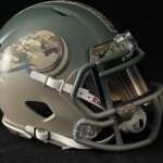 Vikings Salute to Service two tone design Mini Helmet