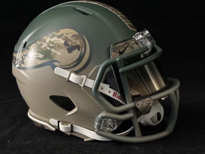 Vikings Salute to Service two tone design Mini Helmet