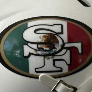 49ers Mexico City Game Commemorative Mini Helmet With Visor 2026