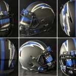 Los Angeles Chargers Back The Blue Mini Helmet