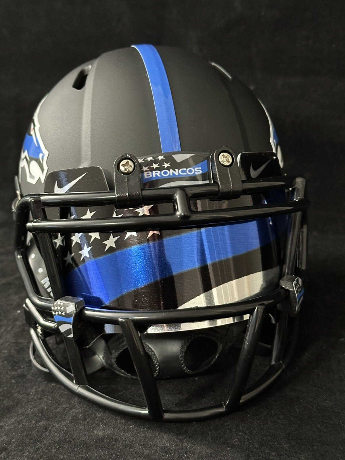 Denver Broncos Back The Blue Mini Football Helmet🔥🔥🔥