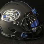 San Francisco 49ers Back The Blue Mini Football Helmet🔥🔥🔥