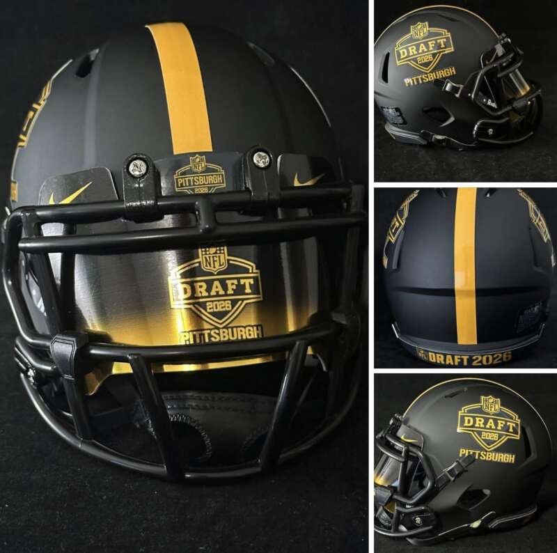 Pittsburgh Draft Mini Helmet 2026
