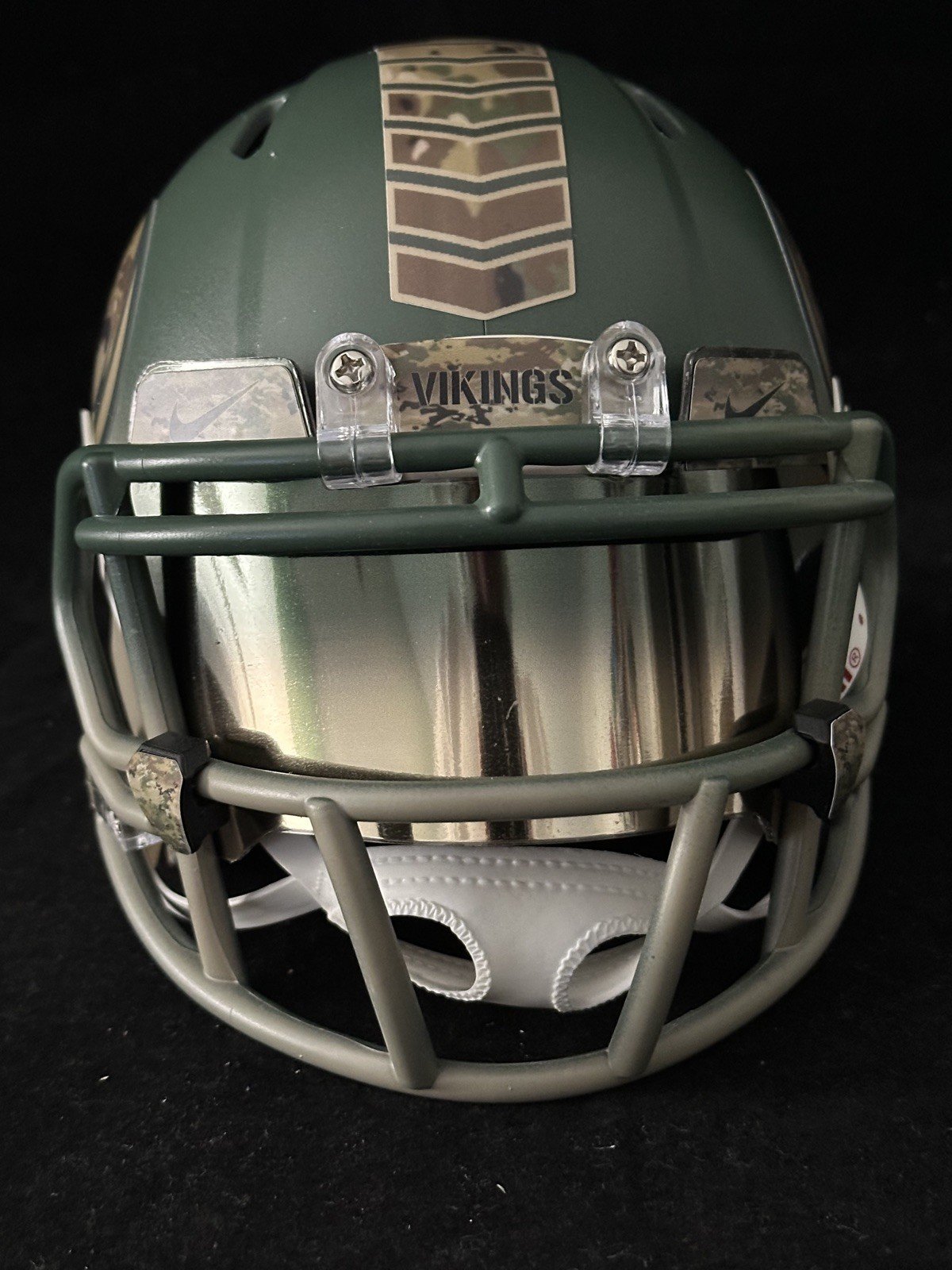 Vikings Salute to Service two tone design Mini Helmet