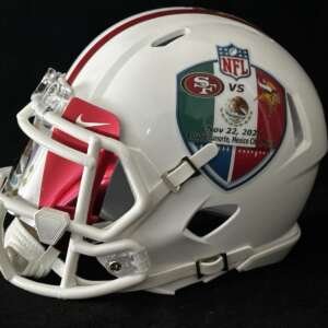 49ers Mexico City Game Commemorative Mini Helmet With Visor 2026