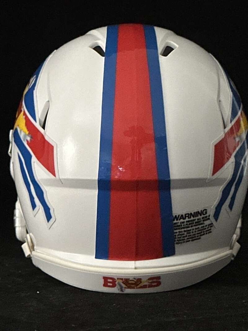 Bills Superman Torn Logo Mini Helmet