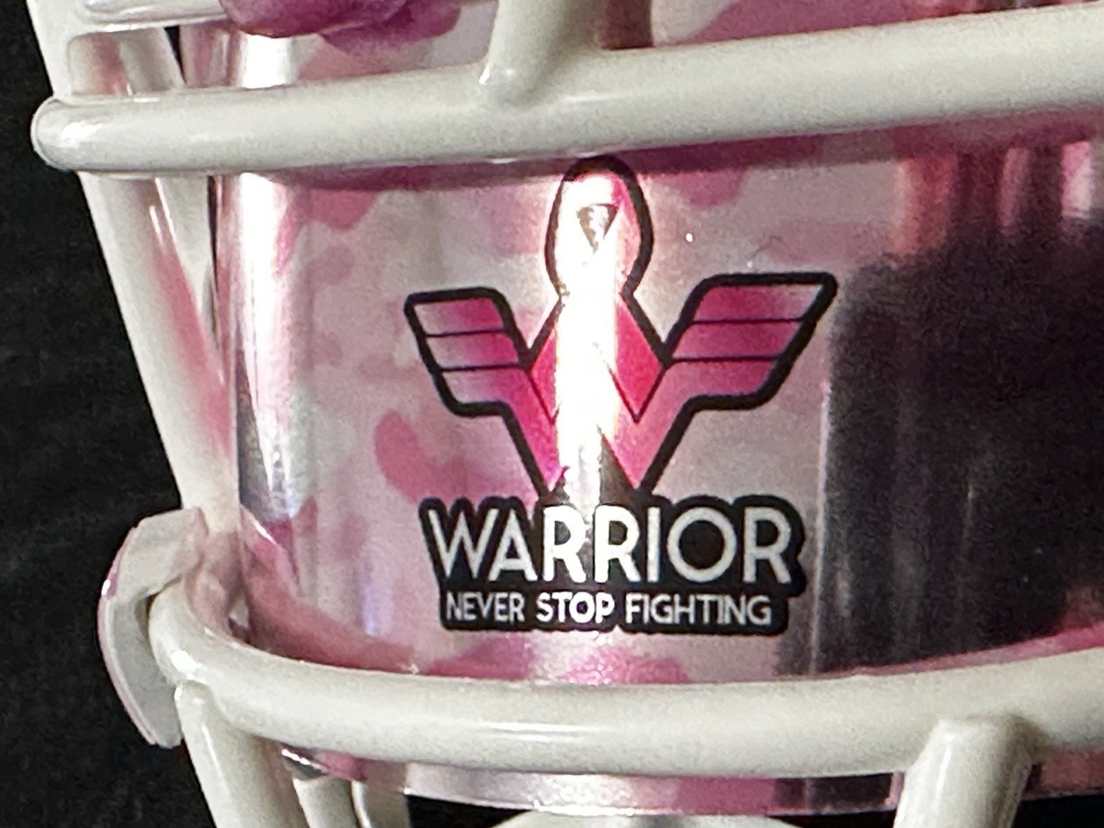 Cincinnati Bengals Pink Camo Cancer Warrior Mini Helmet NFL Football