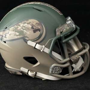 Minnesota Vikings Salute To Service Mini Helmet Air Brushed Two Tone