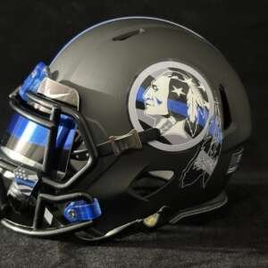 Washington Commanders Red Skins Back The Blue Mini Helmet.