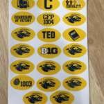 Michigan 2023/2024 Vinyl Award Decals Full Size