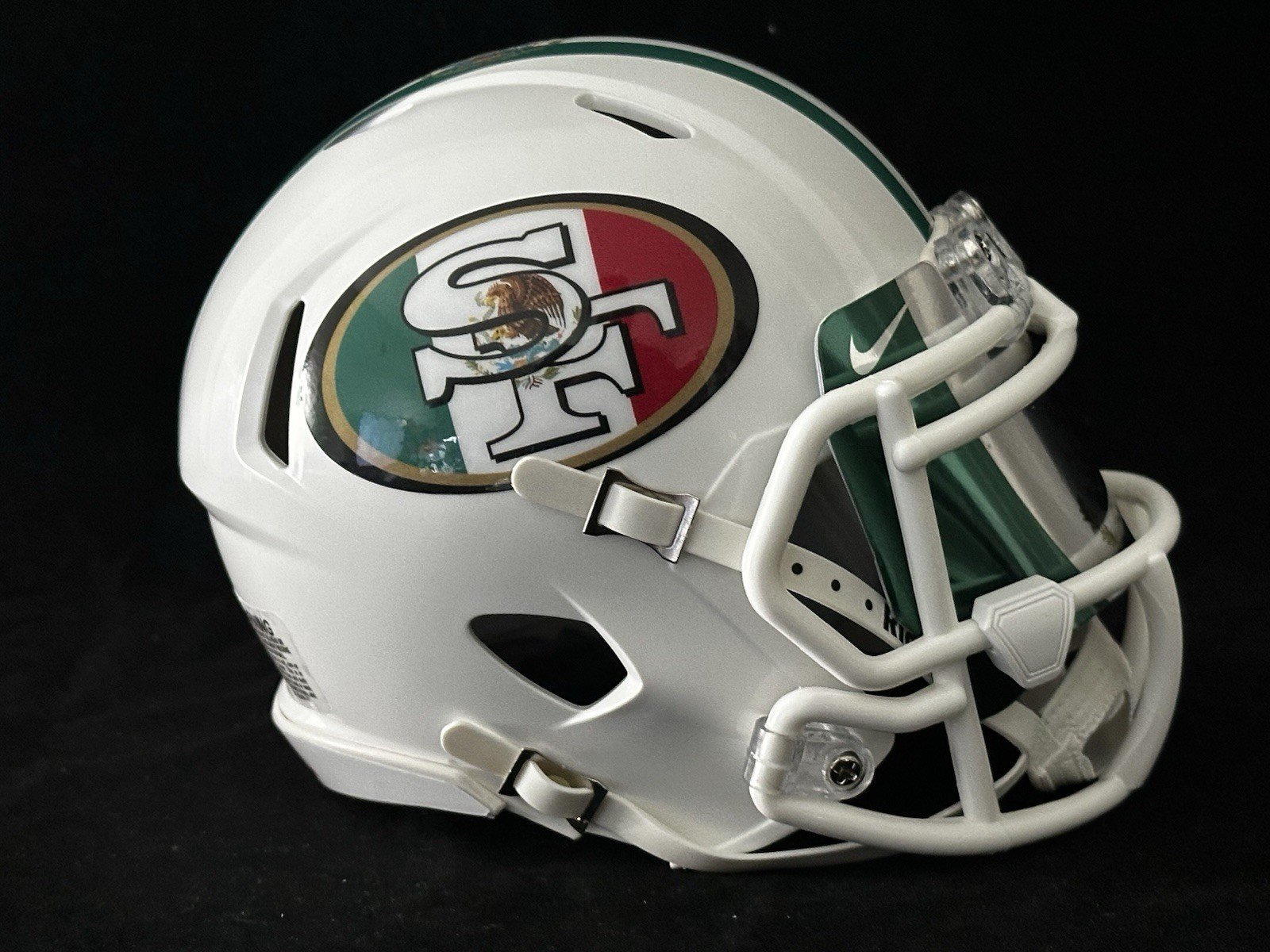 49ers Mexico City Game Commemorative Mini Helmet With Visor 2026