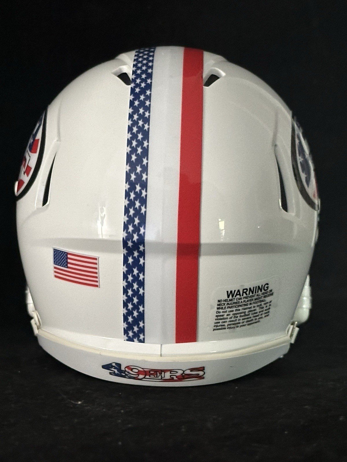 San Francisco 49ers Star Spangled Banner Americas 250th Tribute Mini Helmet