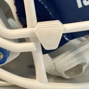Football Mini Helmet Visor Clips (10 Sets) Black Or White Available