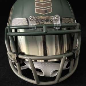 Vikings Salute to Service two tone design Mini Helmet