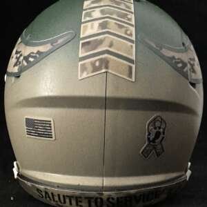 Minnesota Vikings Salute To Service Mini Helmet Air Brushed Two Tone