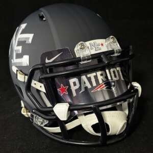 New England Patriots Alternate Mini Helmets With Custom Visor!