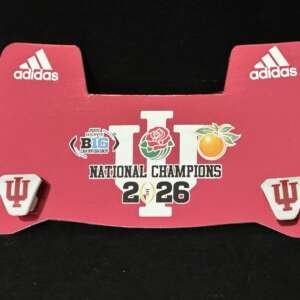 Indiana University National Championship Reflective Mini Helmet Visor