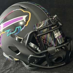 Bills Crucial Catch Mini Helmet With Crucial Catch Visor