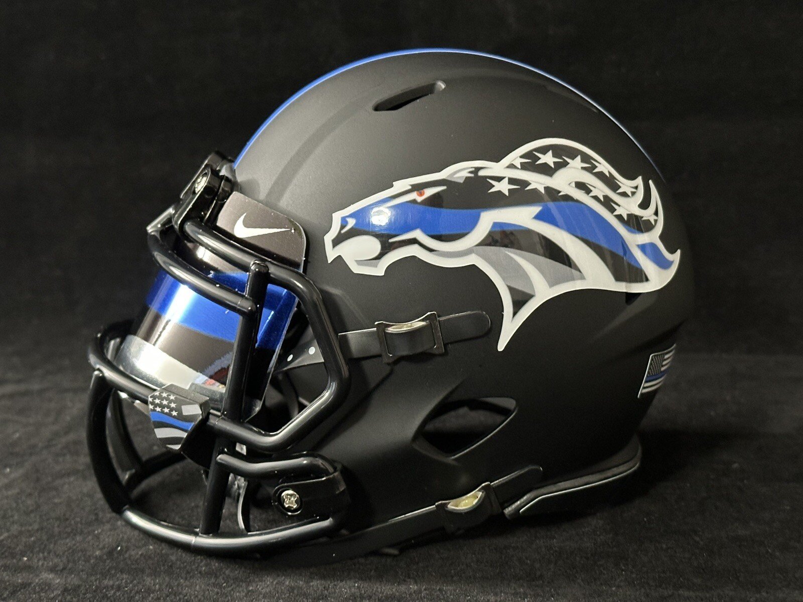 Denver Broncos Back The Blue Mini Football Helmet🔥🔥🔥