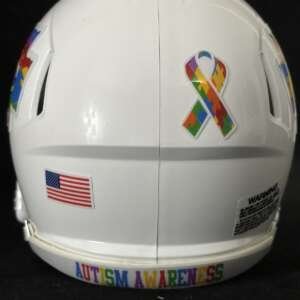 Kansas City Chiefs Autism Awareness Mini Helmet
